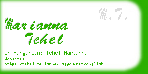 marianna tehel business card